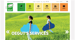 Desktop Screenshot of oegut.at
